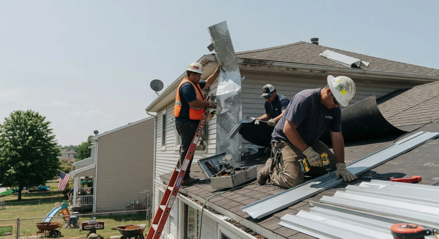 Storm Damage Metal Roof Repair in Pioneertown, CA